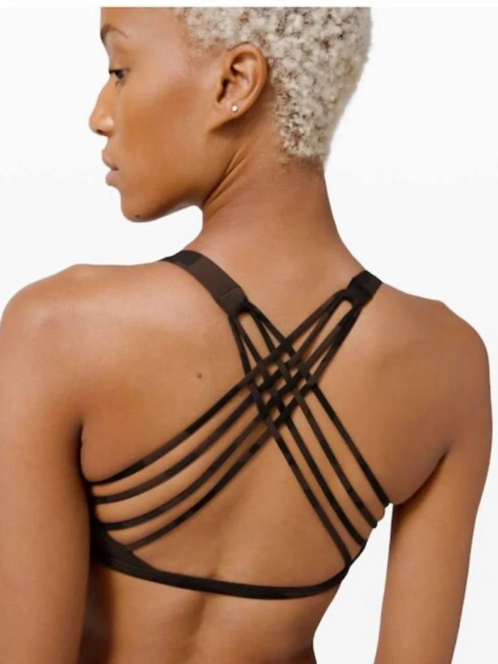 Lululemon Free To Be Wild Bra in Brown Camo  Size 6